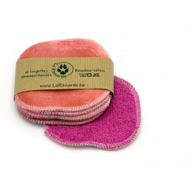 Lingettes démaquillantes lavables (lot de 6) - déstockage