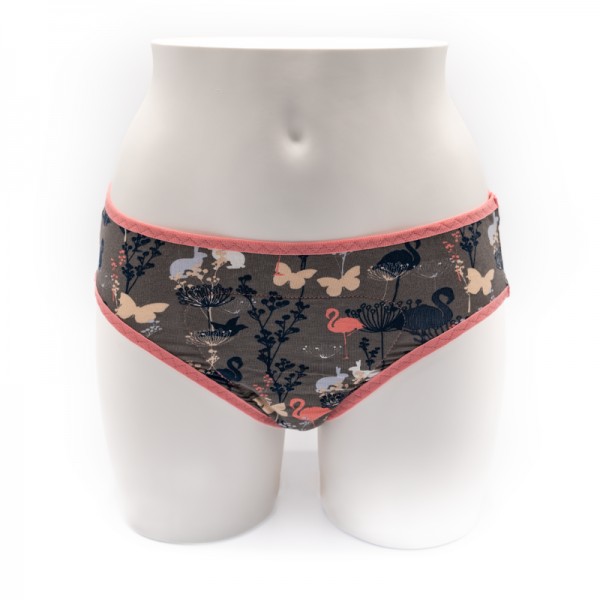 Culotte menstruelle Flamant rose