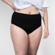 Culotte menstruelle taille haute noire
