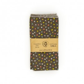 Lot de 4 mini Mouchoirs