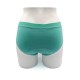 Shorty menstruel vert d'eau