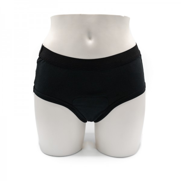Shorty menstruel "Le Quotidien" noir