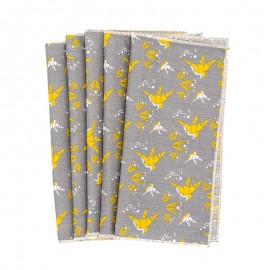 Lot de 5 mouchoirs tout mini Fun