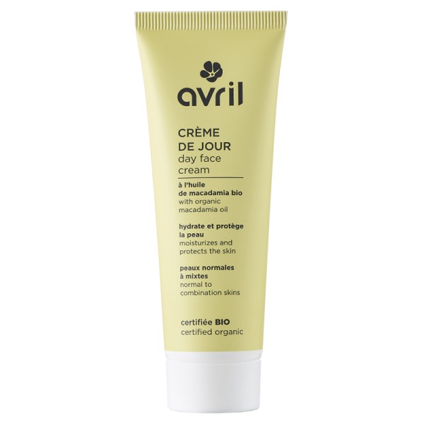 Creme de jour Peaux Normales & Mixtes 50ml - Certifiee bio Avril