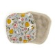 Pack panier en tissu + lingettes démaquillantes + bandeau de soin + lait démaquillant
