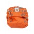 Couche TE1 Taille Unique unie orange/bleu avec insert en coton - Seconde Main