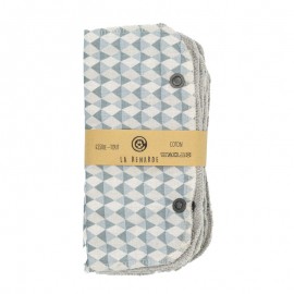 Essuie-tout lavable avec pressions ours